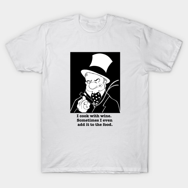 W.C. FIELDS FAN ART T-Shirt by cartoonistguy